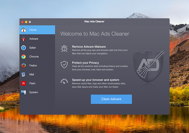 mac cleaner virus popup